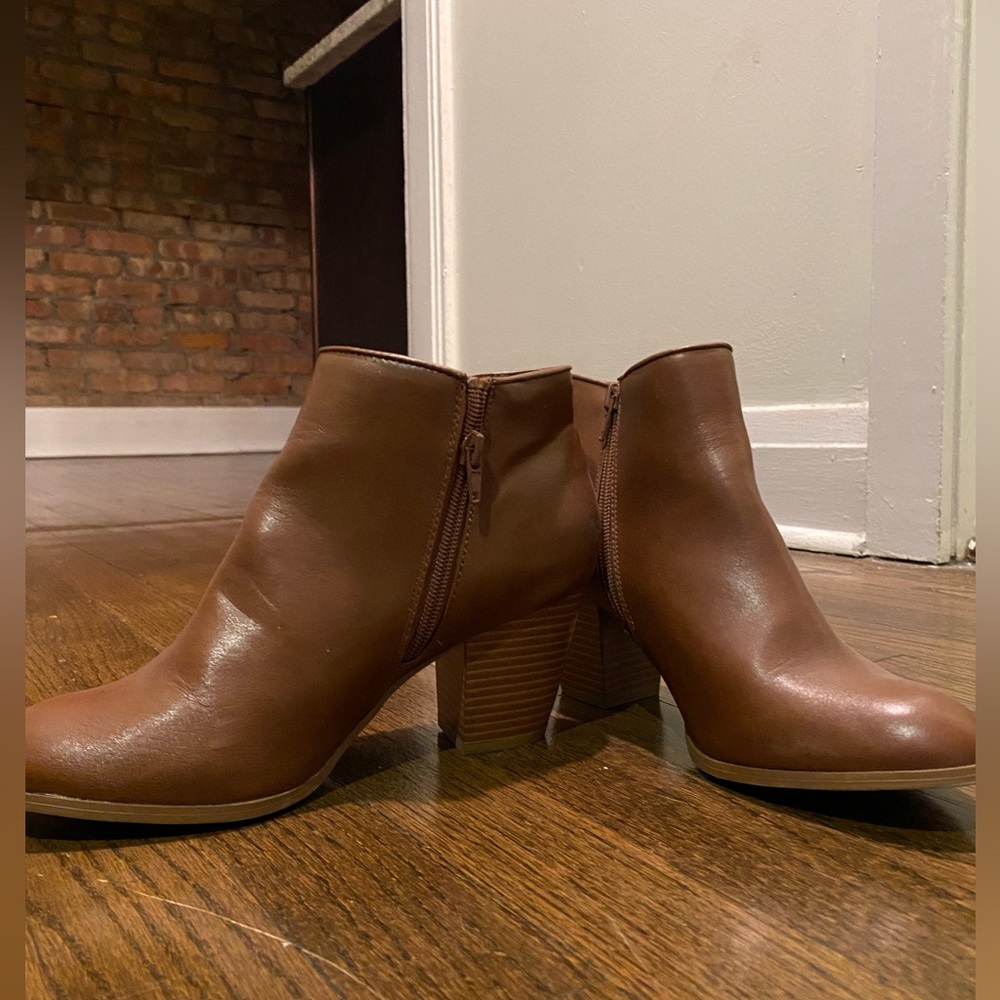 Style & Co Brown Booties